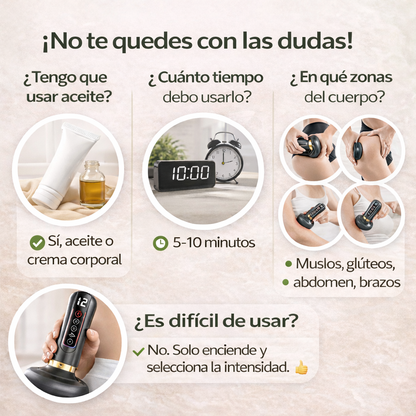 Masajeador Anticelulítico con Ventosa